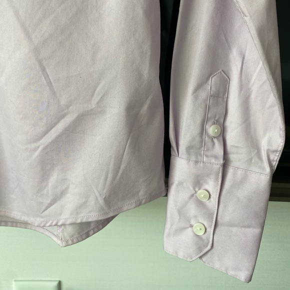 New Calvin Klein Office Work Button Down Shirt in Lilac - Small - Picture 4 of 6